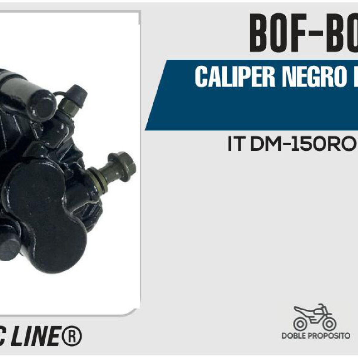 CALIPER NEGRO DELANTERO