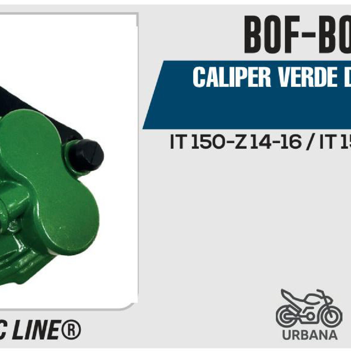 CALIPER VERDE DELANTERO
