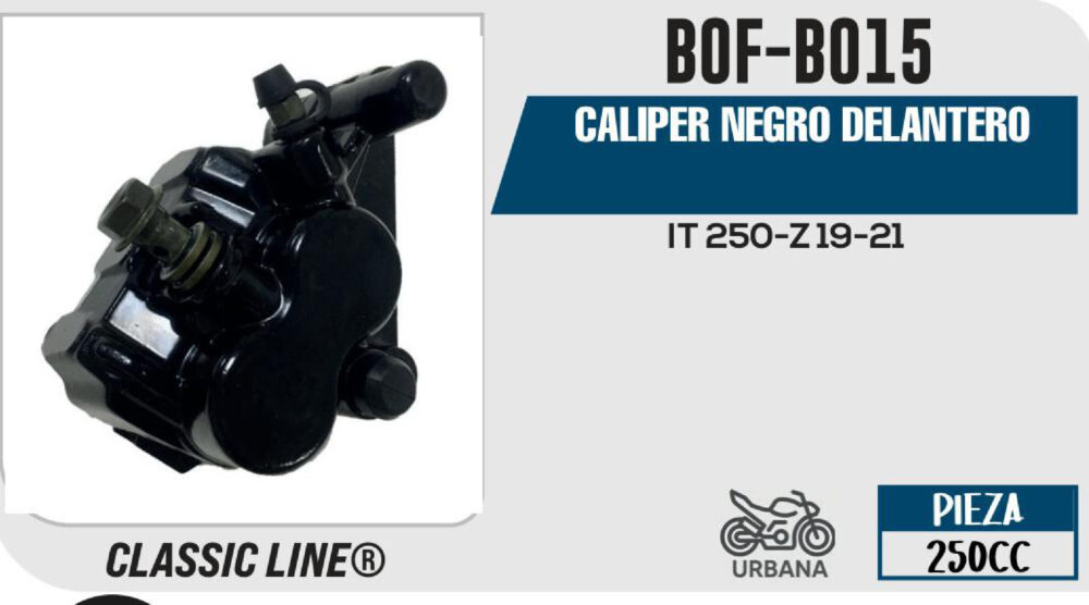 CALIPER NEGRO DELANTERO