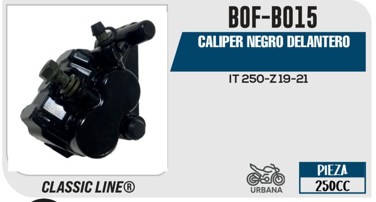 CALIPER NEGRO DELANTERO