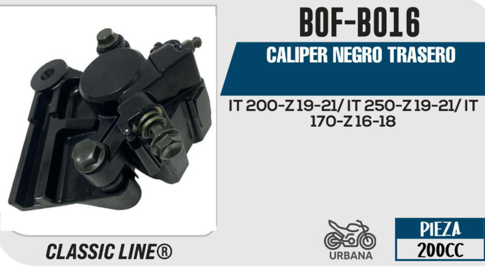 CALIPER NEGRO TRASERO
