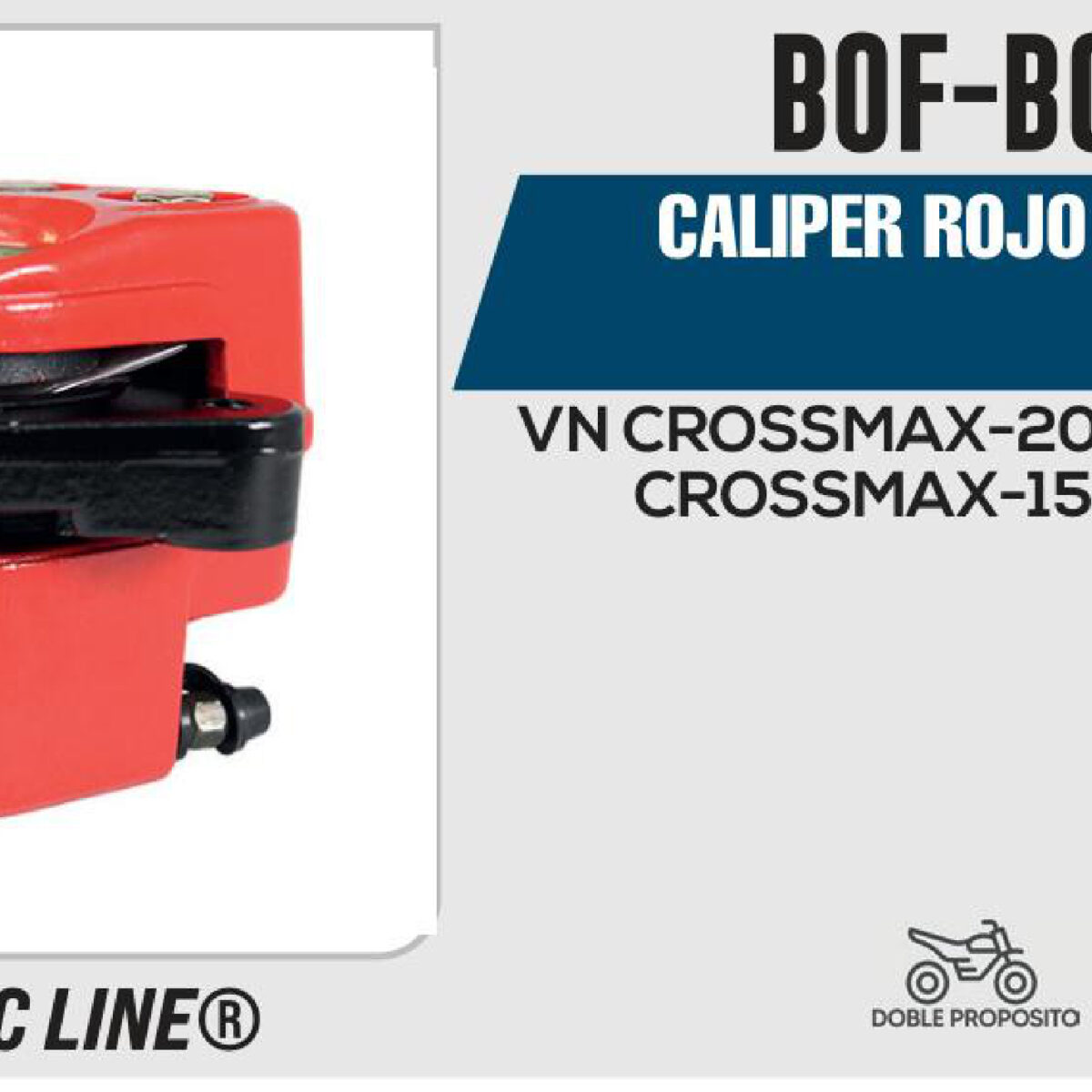 CALIPER ROJO TRASERO