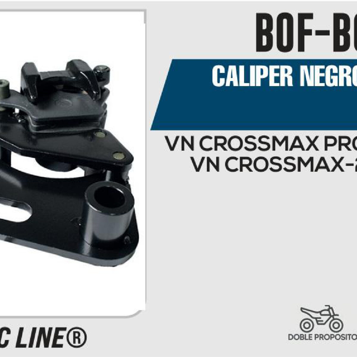 CALIPER NEGRO TRASERO