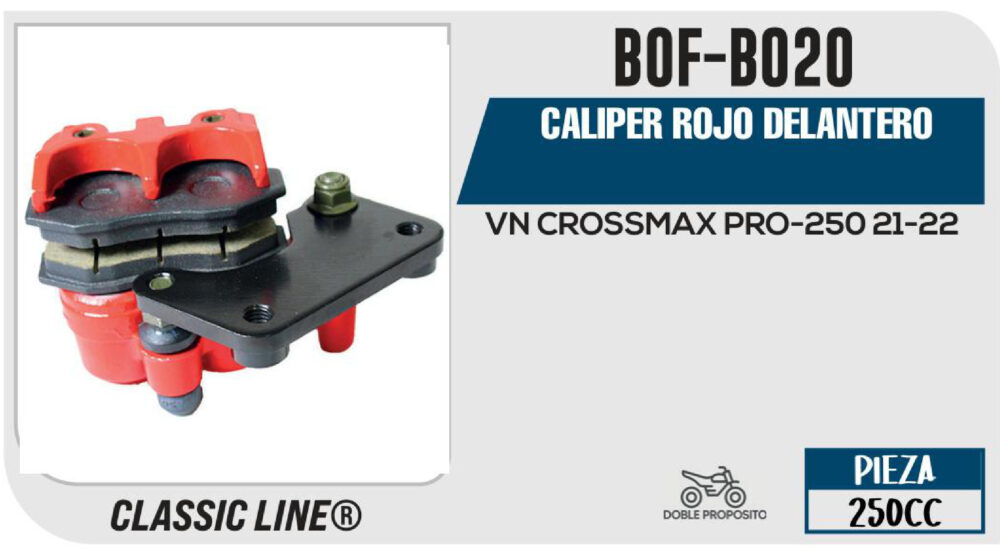CALIPER ROJO DELANTERO