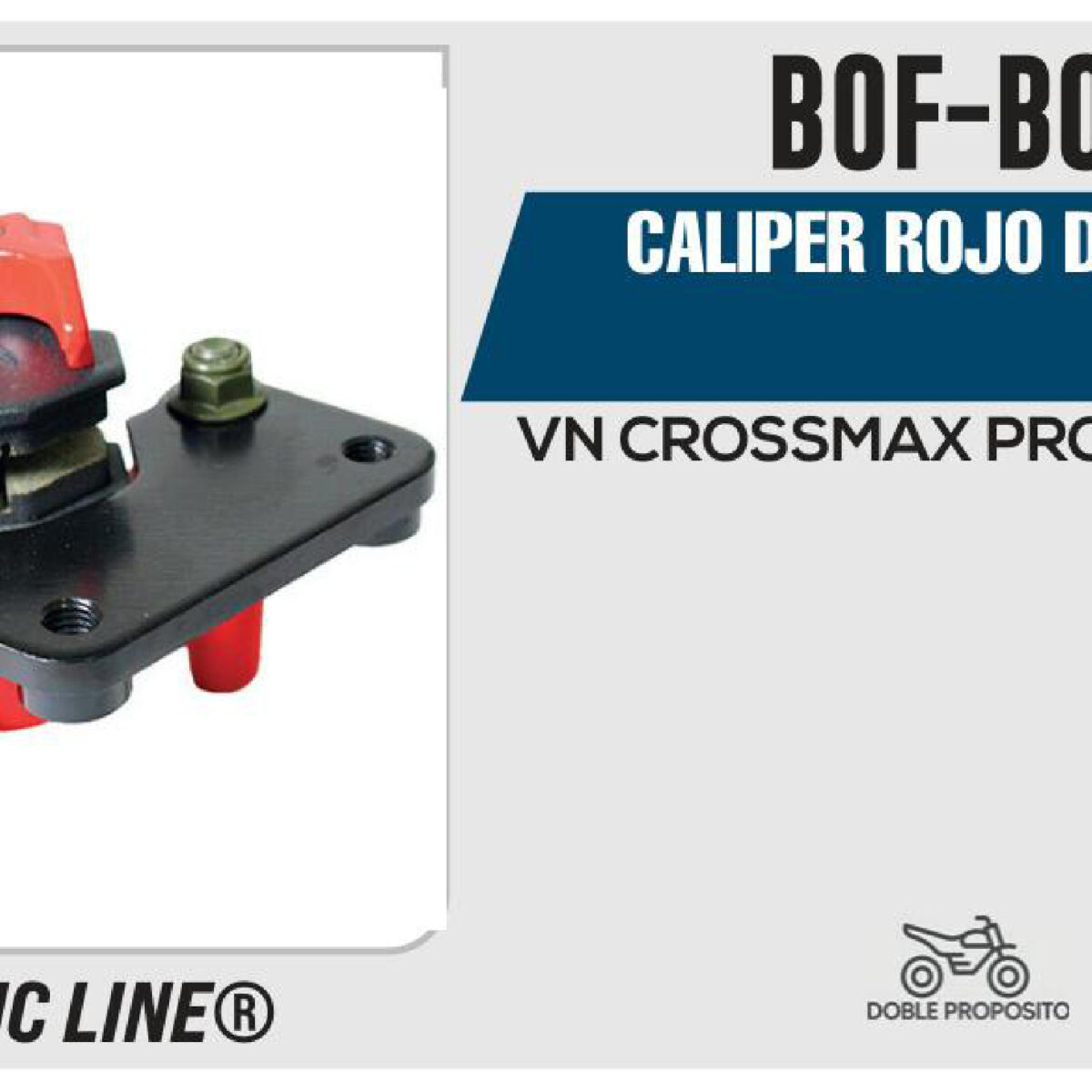 CALIPER ROJO DELANTERO
