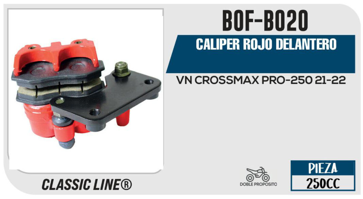 CALIPER ROJO DELANTERO