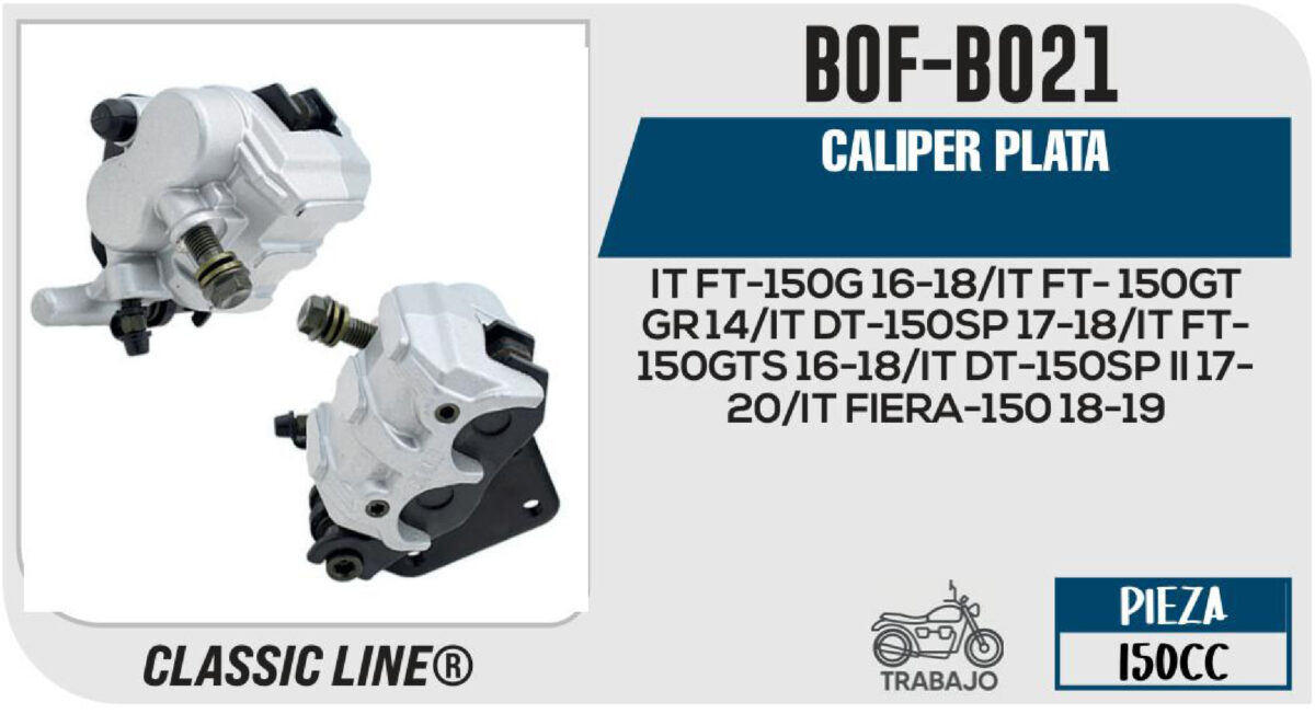 CALIPER PLATA
