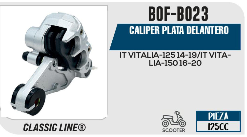 CALIPER PLATA DELANTERO
