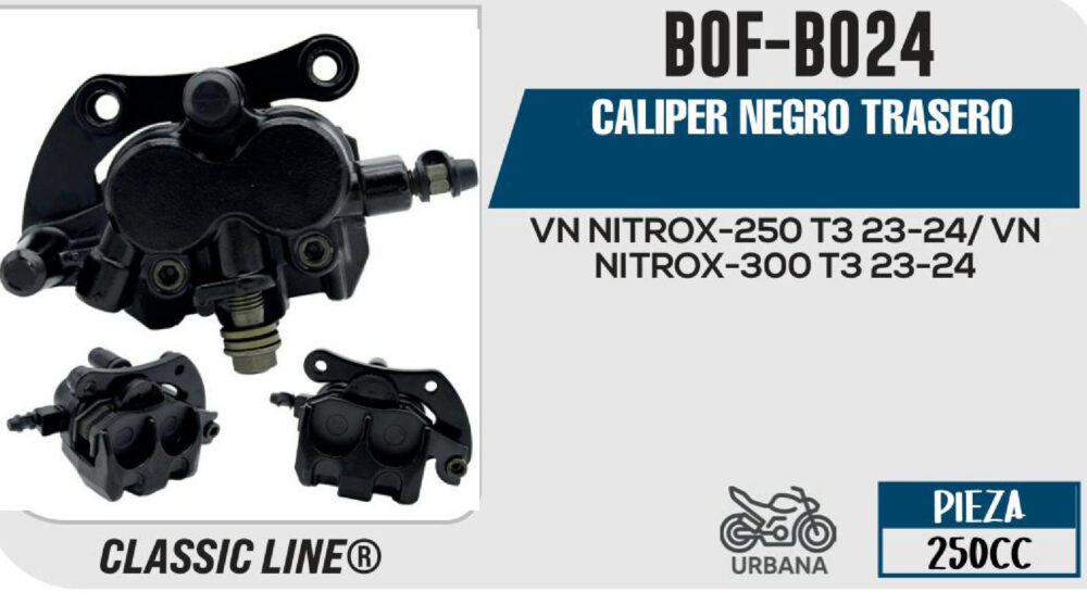 CALIPER NEGRO TRASERO