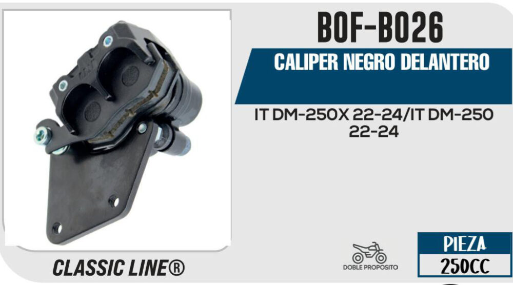CALIPER NEGRO TRASERO