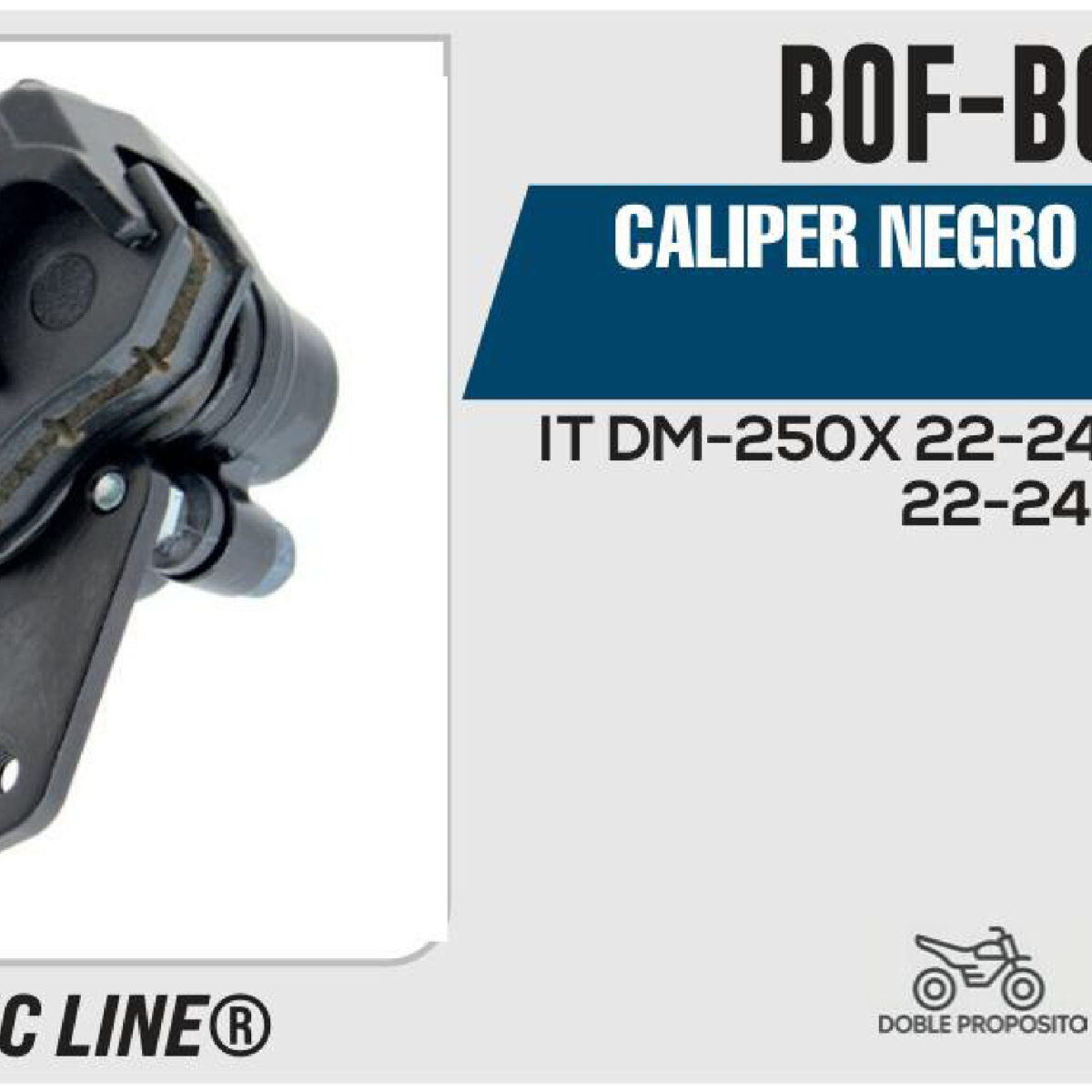 CALIPER NEGRO TRASERO