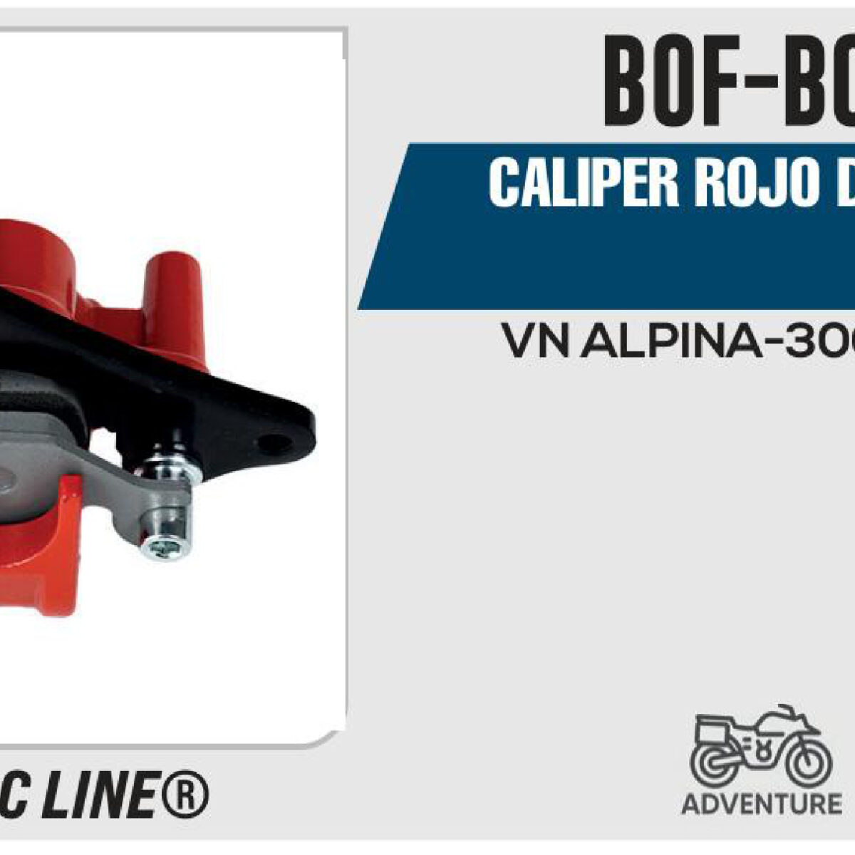 CALIPER ROJO DELANTERO