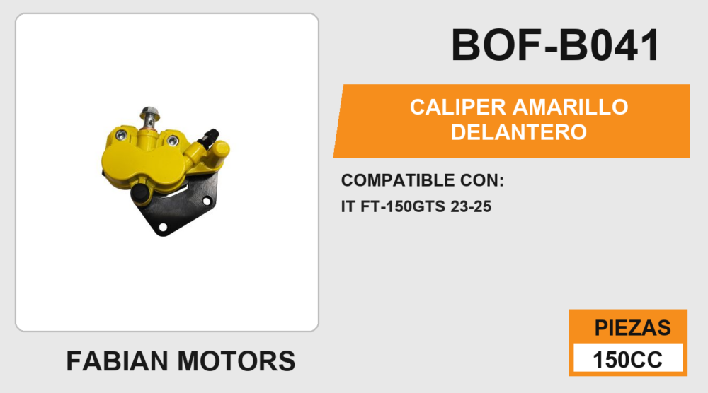 CALIPER AMARILLO DELANTERO