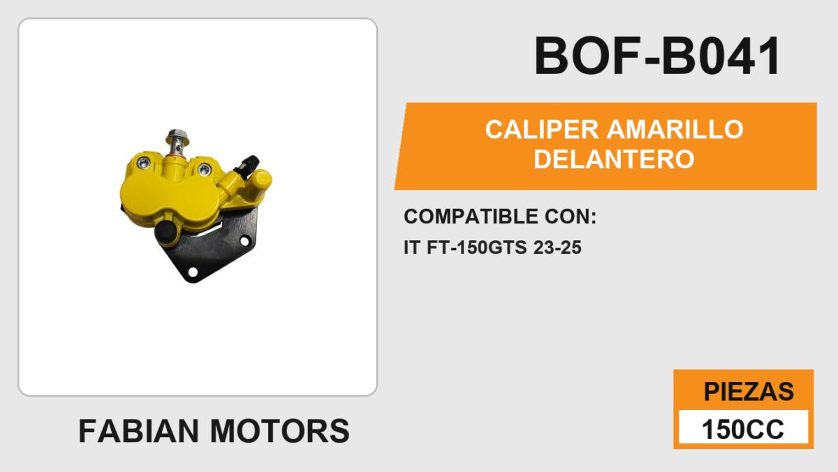 CALIPER AMARILLO DELANTERO