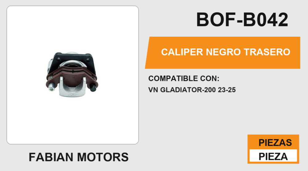 CALIPER NEGRO TRASERO