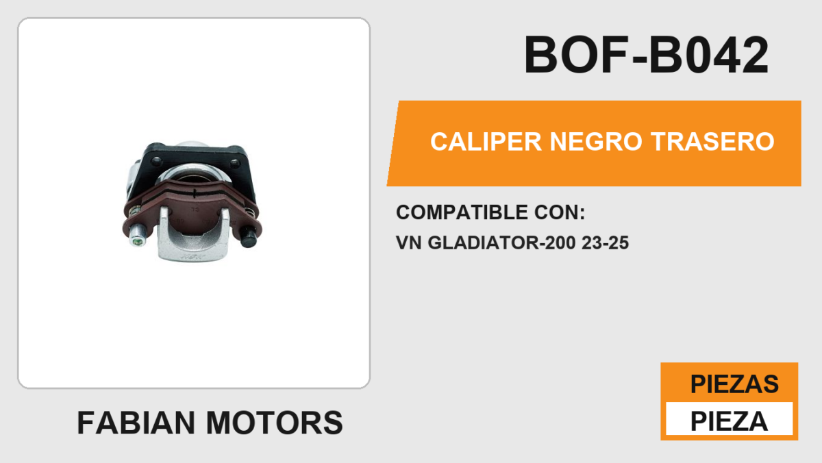CALIPER NEGRO TRASERO