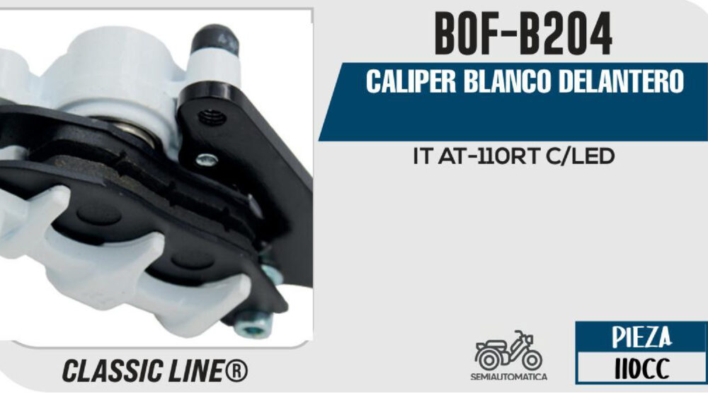 CALIPER BLANCO DELANTERO
