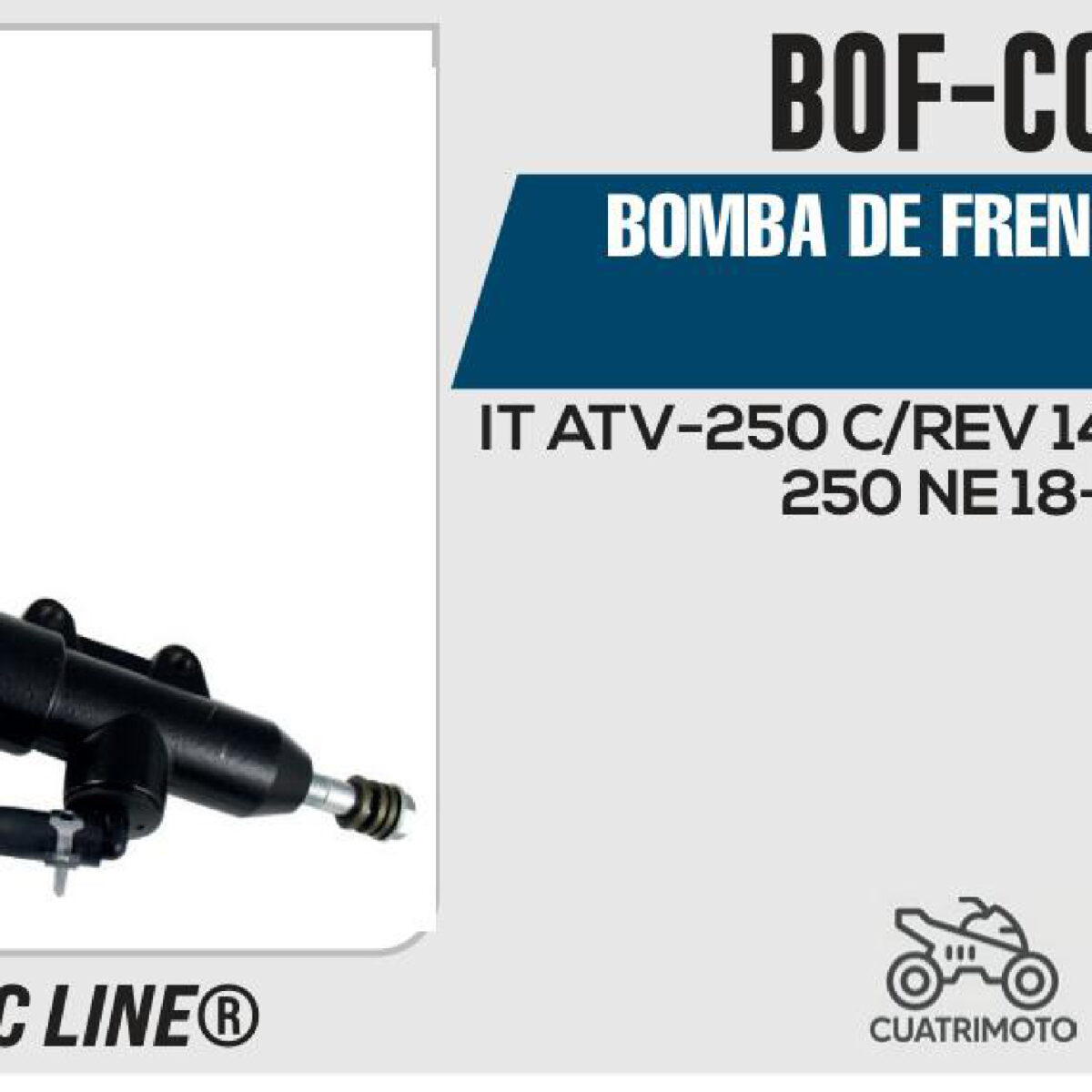 BOMBA DE FRENO TRASERO