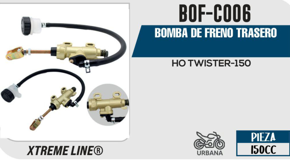 BOMBA DE FRENO TRASERO