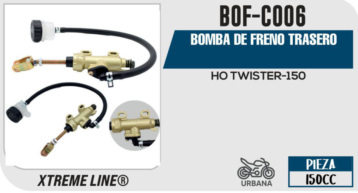 BOMBA DE FRENO TRASERO