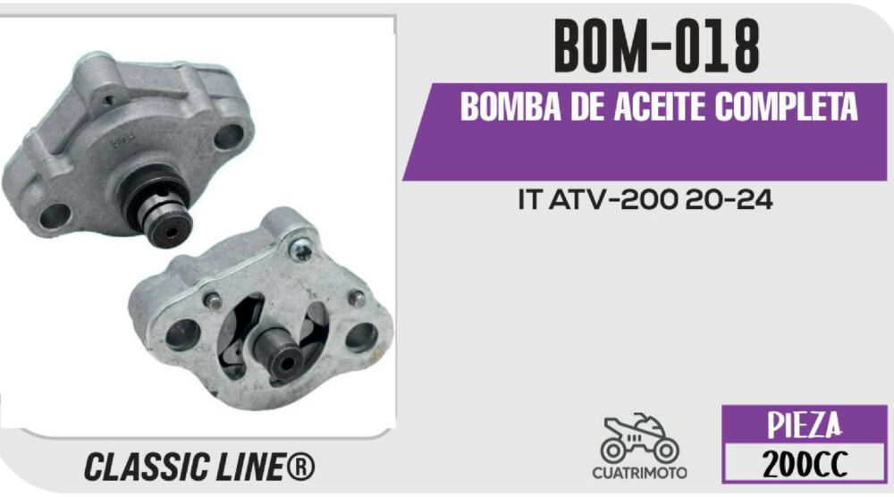 BOMBA DE ACEITE COMPLETA