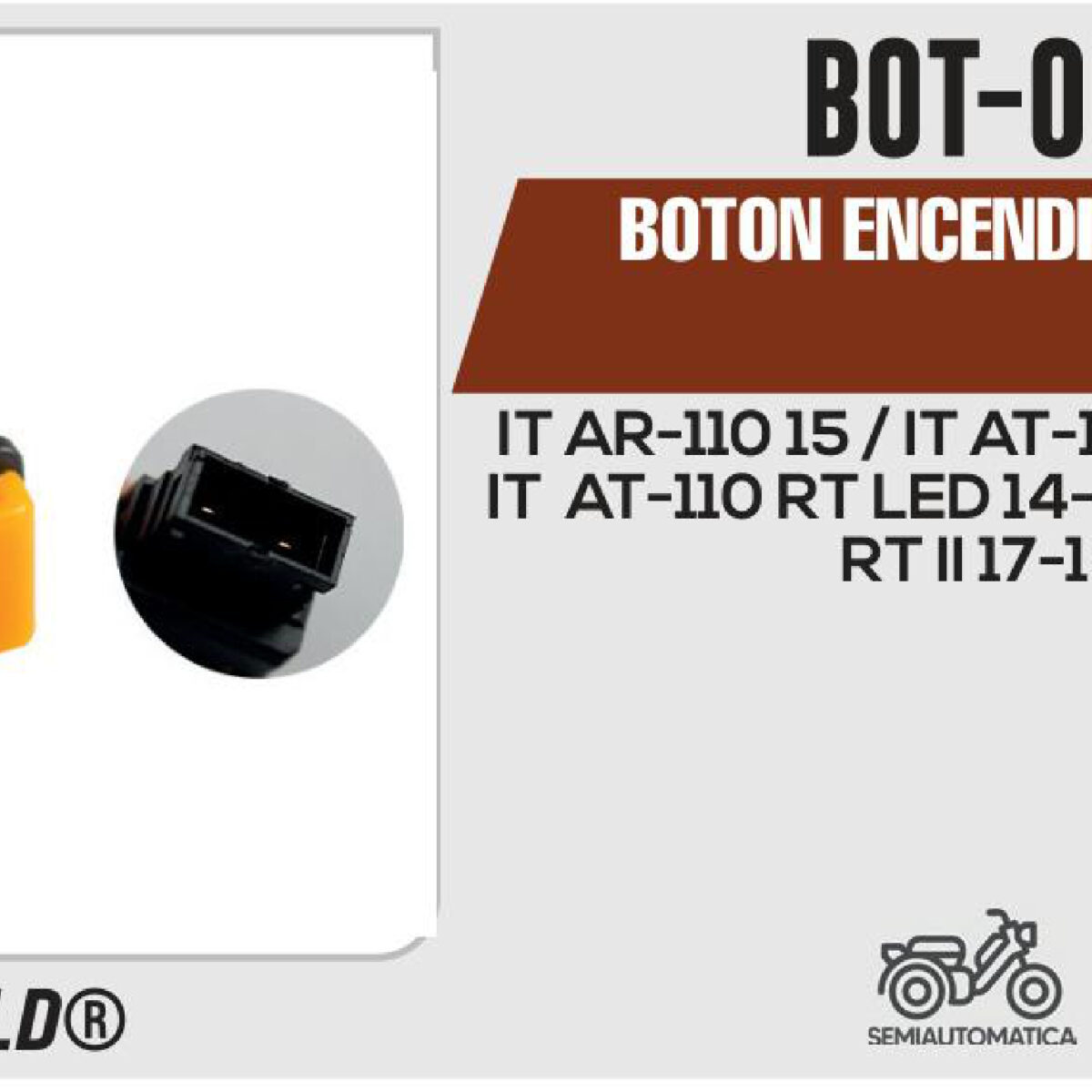 BOTON ENCENDIDO 12Vcc