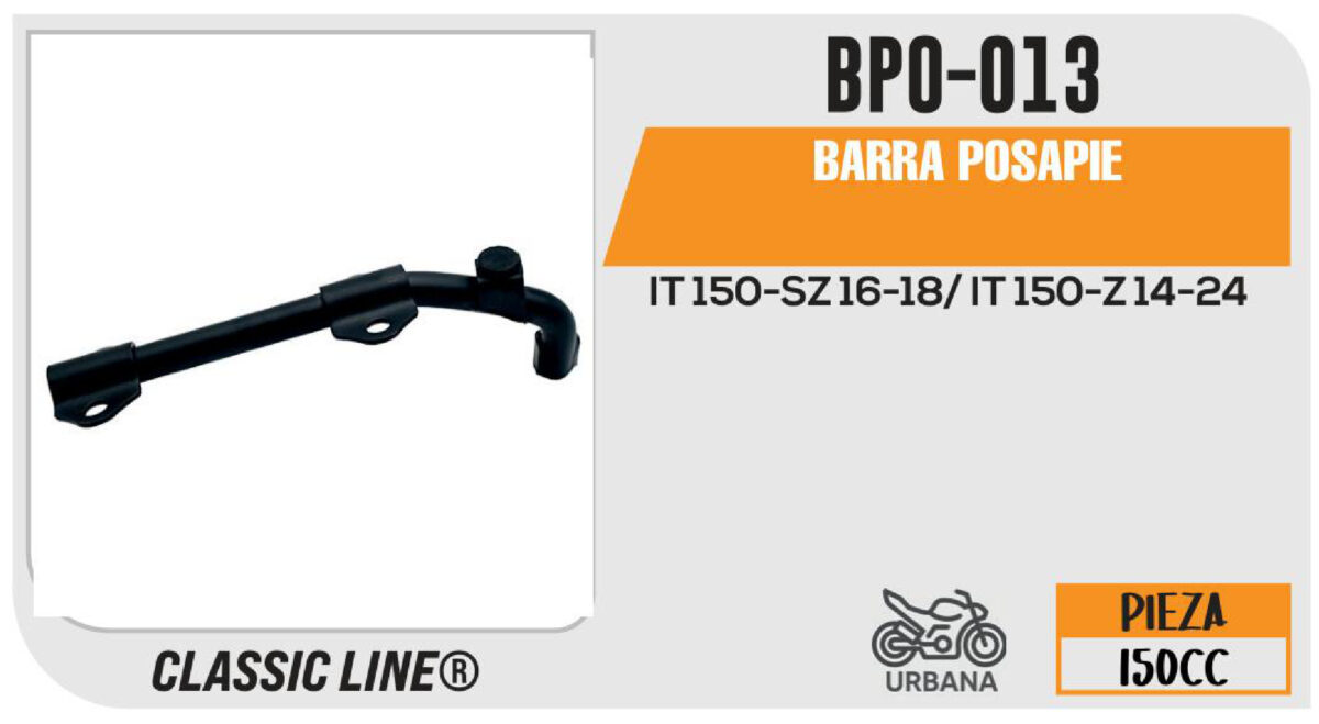 BARRA POSAPIE