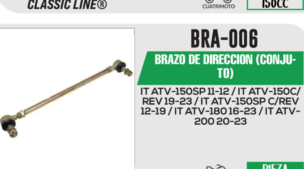 BRAZO DE DIRECCION (CONJUTO)