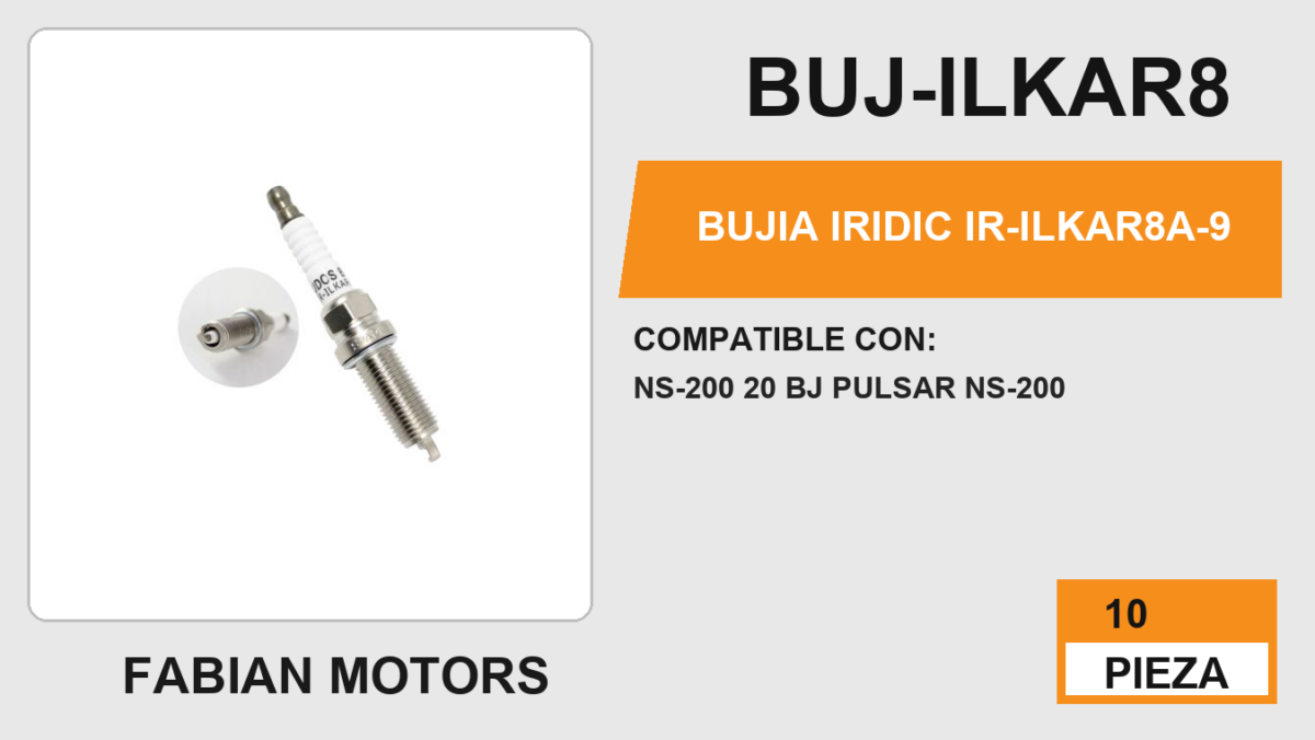 BUJIA IRIDIC IR-ILKAR8A-9