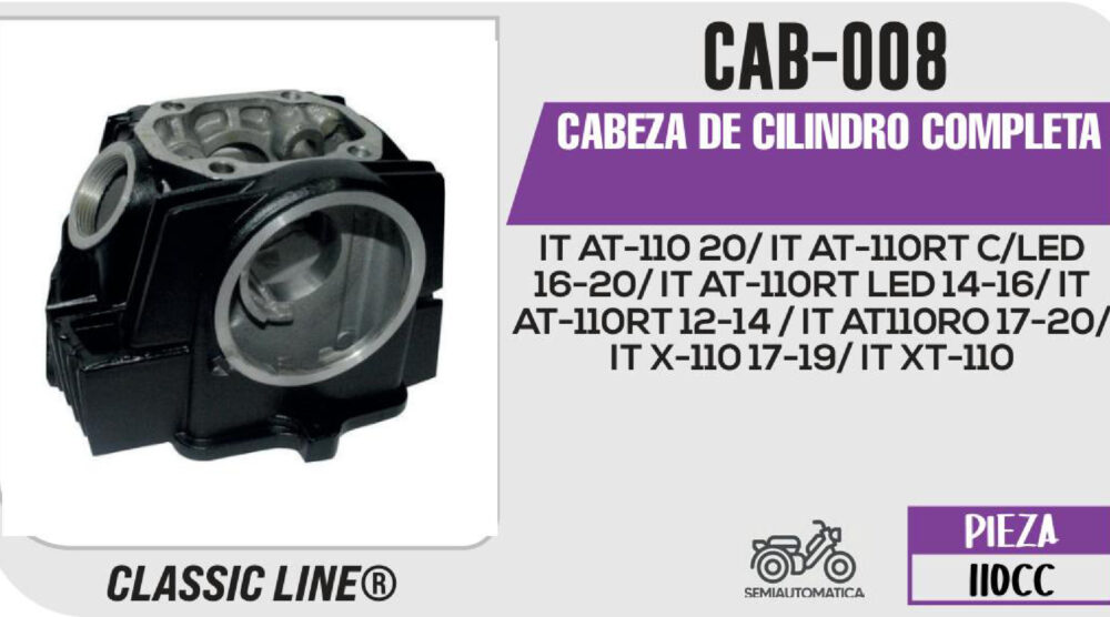 CABEZA DE CILINDRO COMPLETA