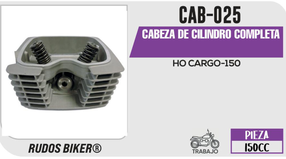 CABEZA DE CILINDRO COMPLETA PLATA