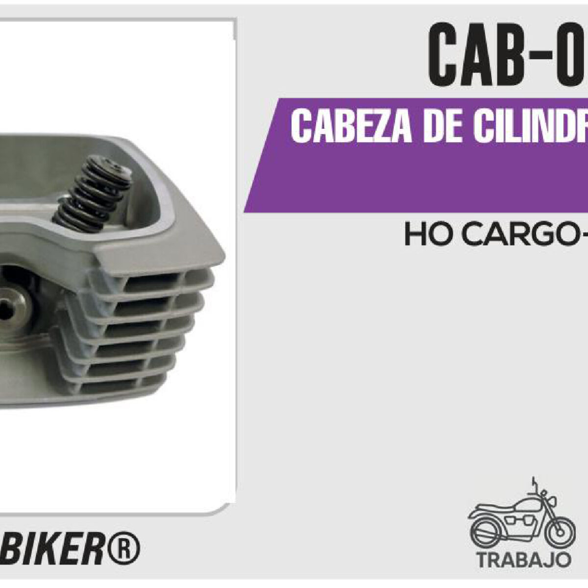 CABEZA DE CILINDRO COMPLETA PLATA