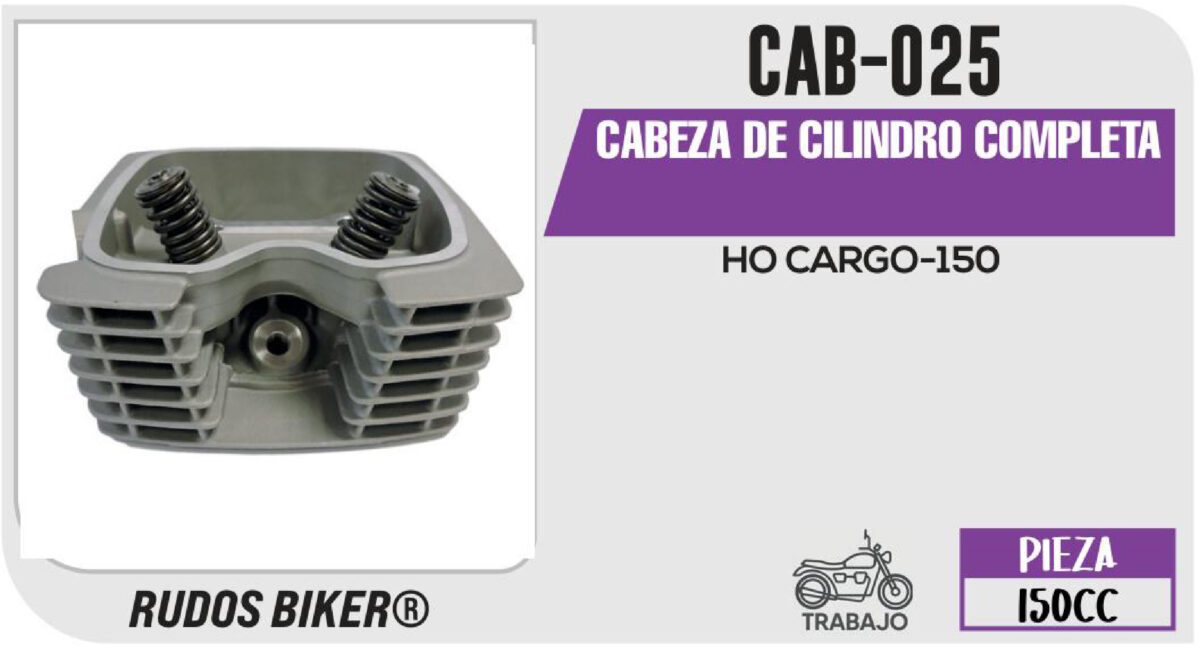 CABEZA DE CILINDRO COMPLETA PLATA
