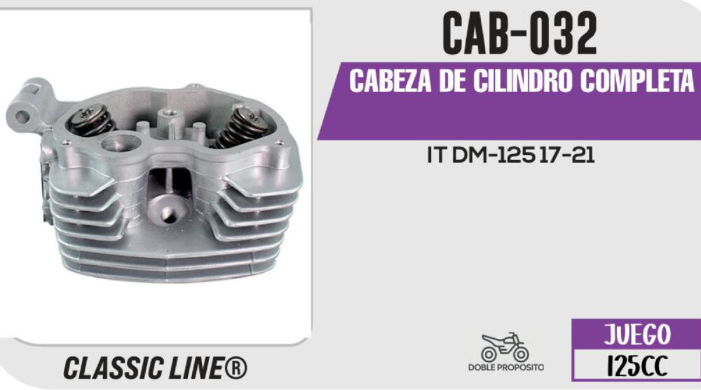 CABEZA DE CILINDRO COMPLETA