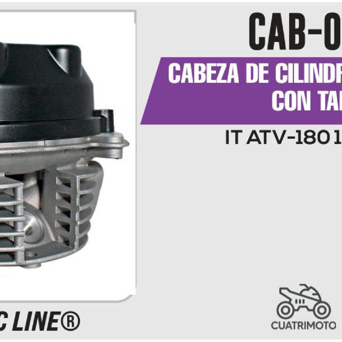 CABEZA DE CILINDRO COMPLETA CON TAPA