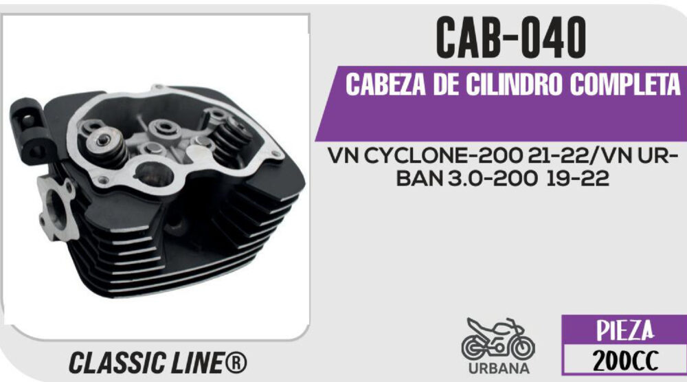 CABEZA DE CILINDRO COMPLETA