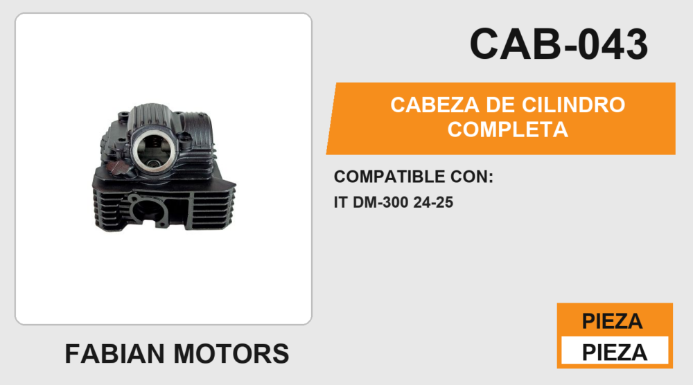 CABEZA DE CILINDRO COMPLETA