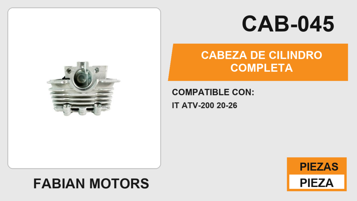 CABEZA DE CILINDRO COMPLETA