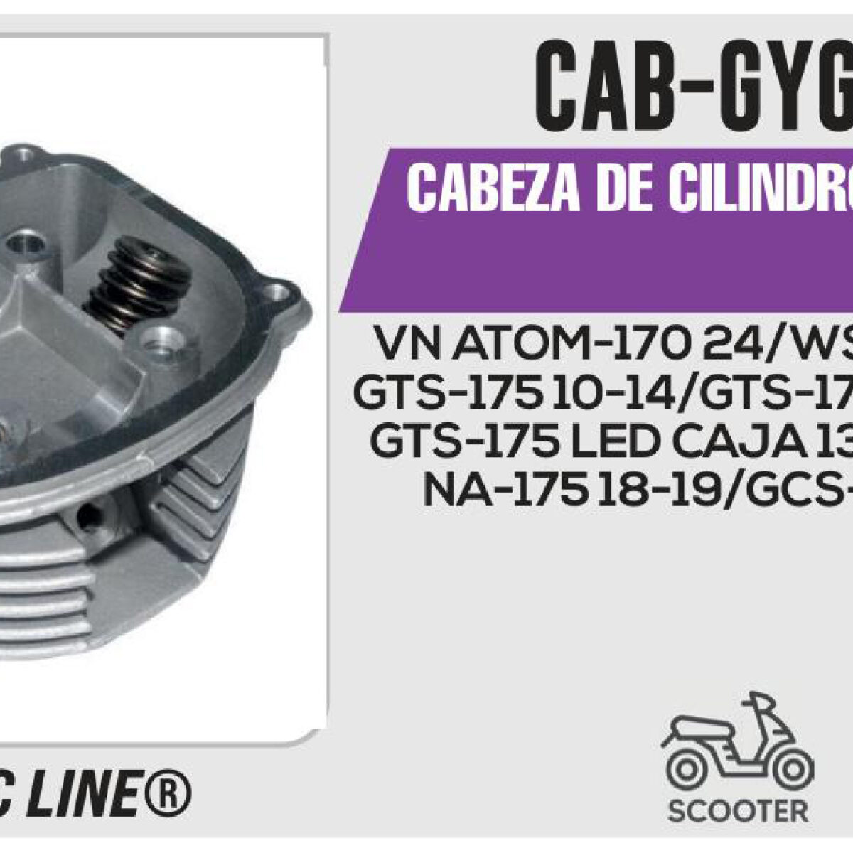 CABEZA DE CILINDRO COMPLETA PLATA