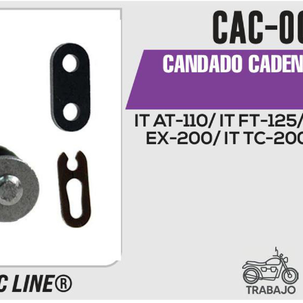 CANDADO CADENA 428 BOTE
