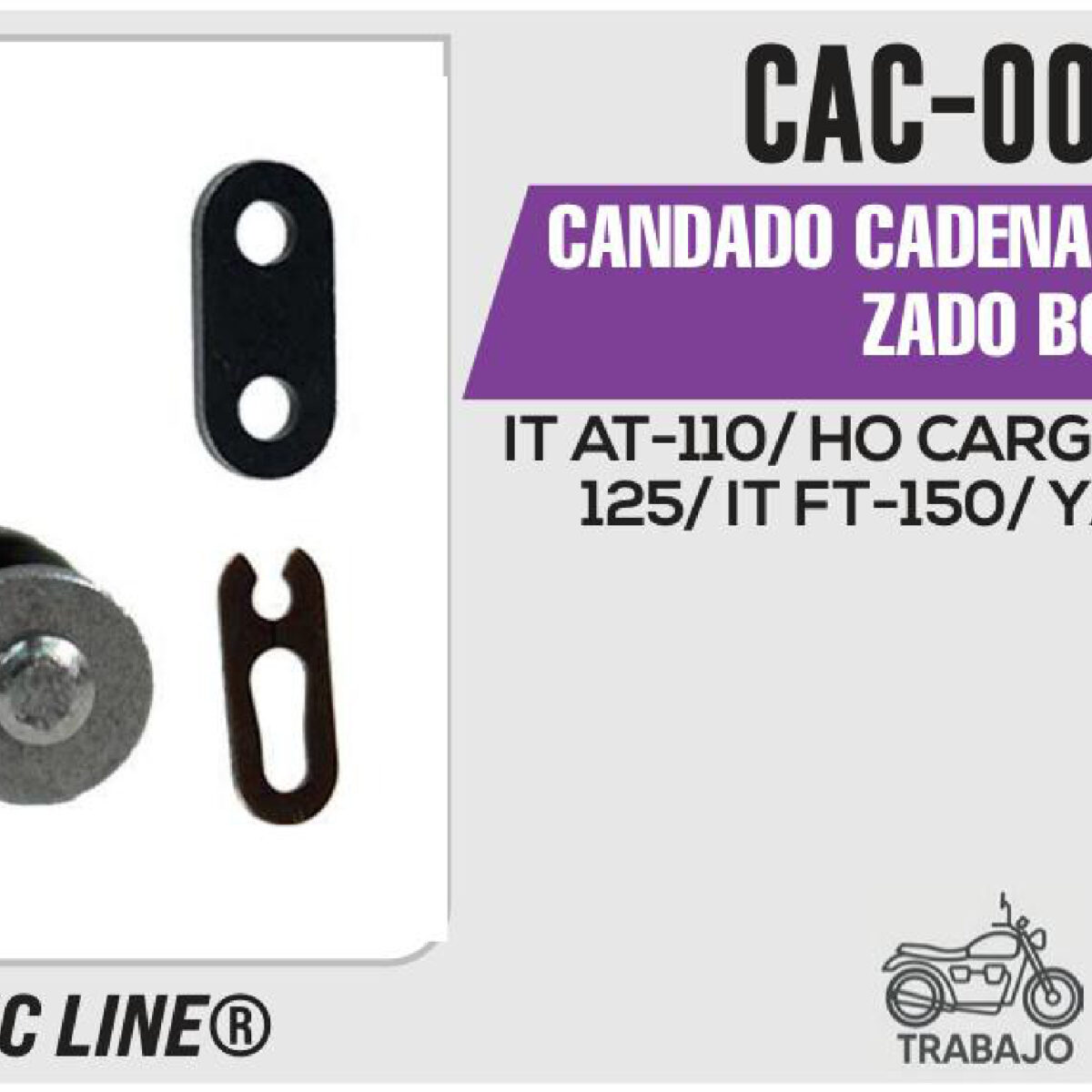 CANDADO CADENA 428H REFORZADO BOTE
