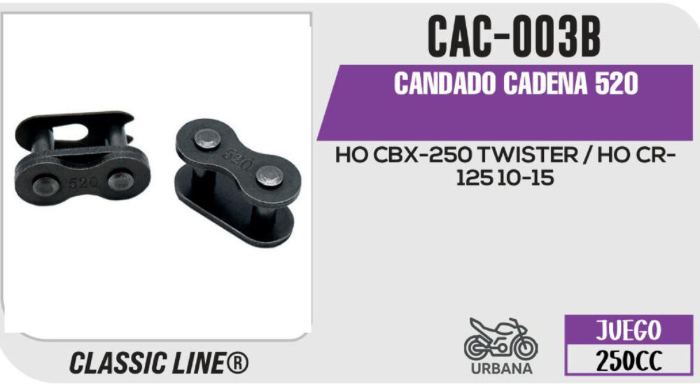 CANDADO CADENA 520