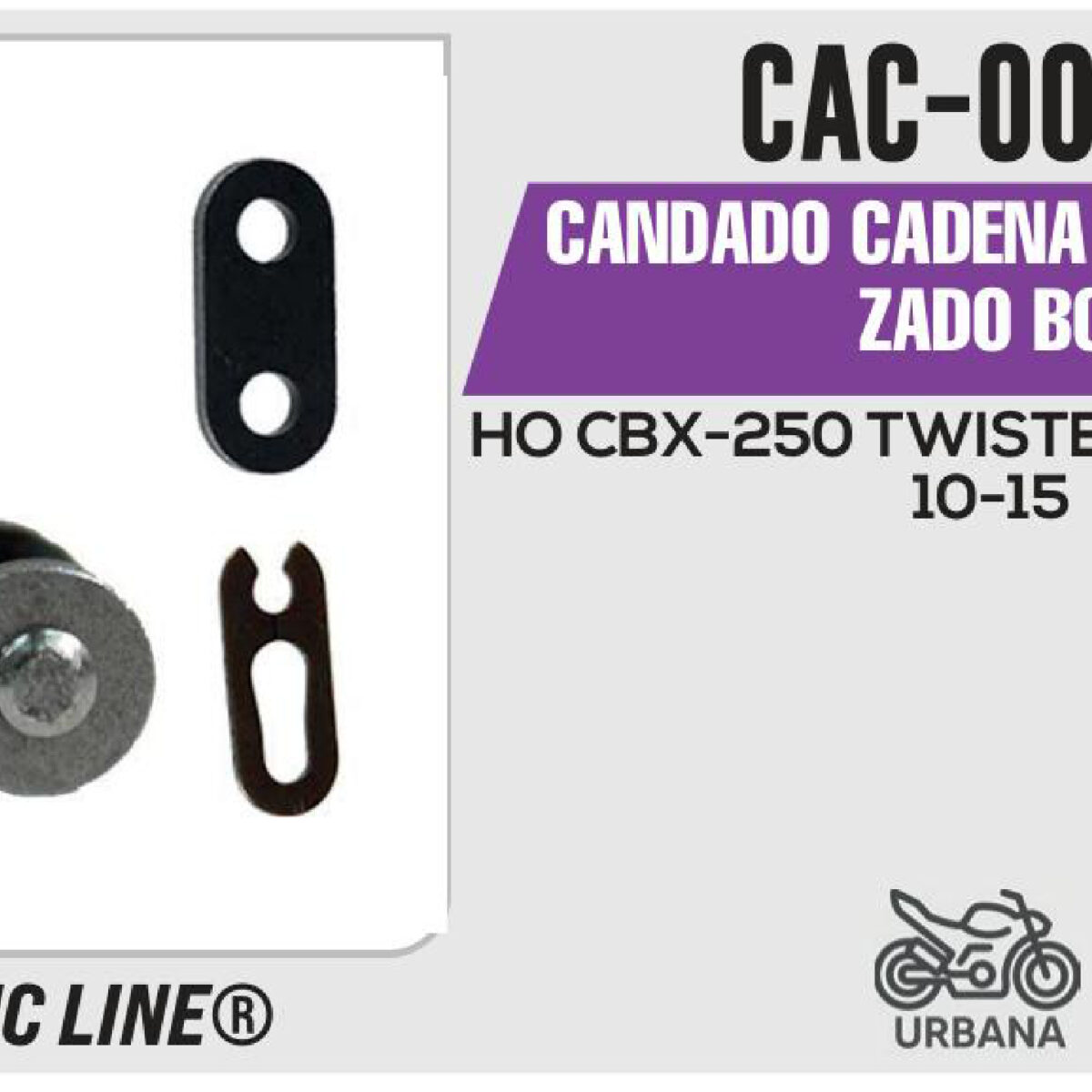 CANDADO CADENA 520H REFORZADO BOTE