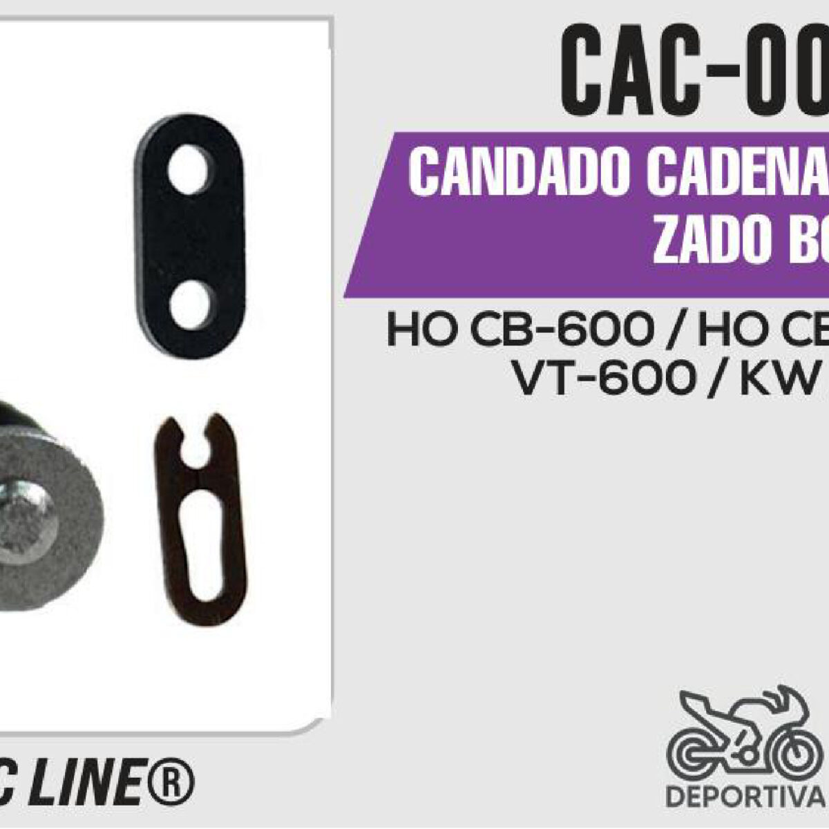 CANDADO CADENA 530H REFORZADO BOTE