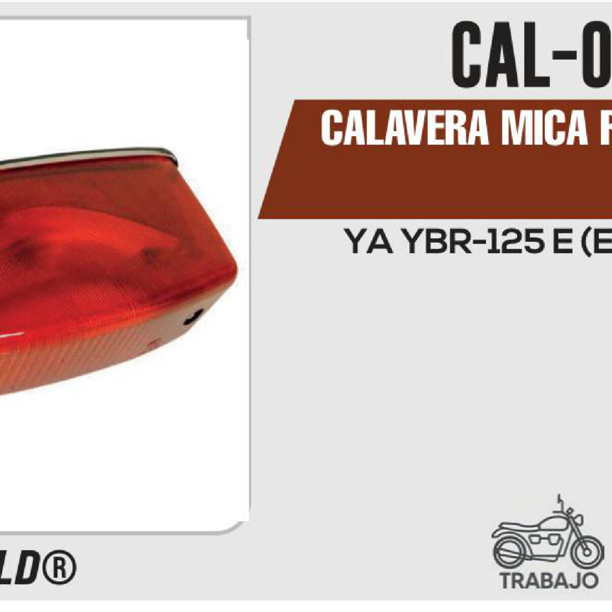 CALAVERA MICA ROJA 12Vcc