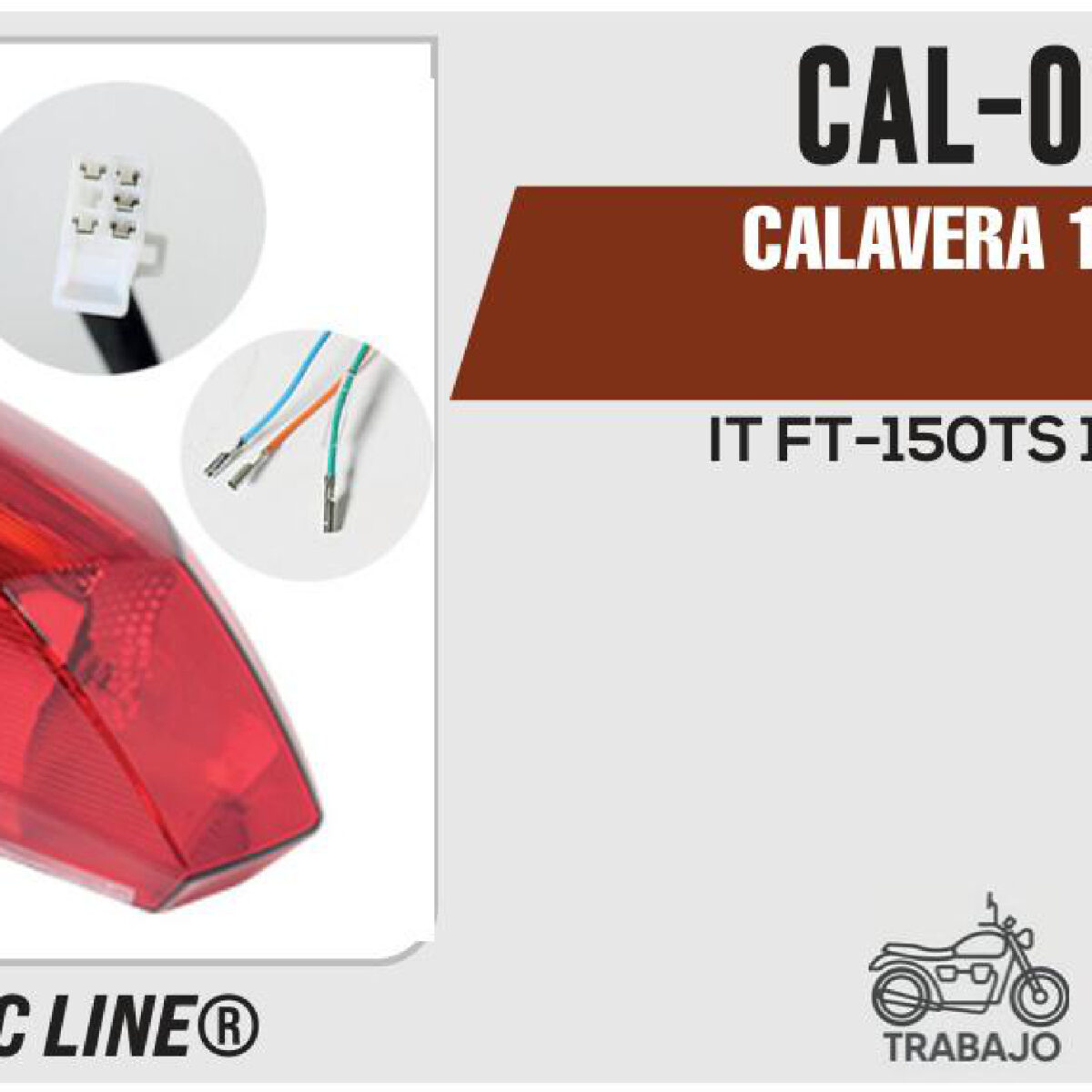 CALAVERA MICA ROJA 12Vcc