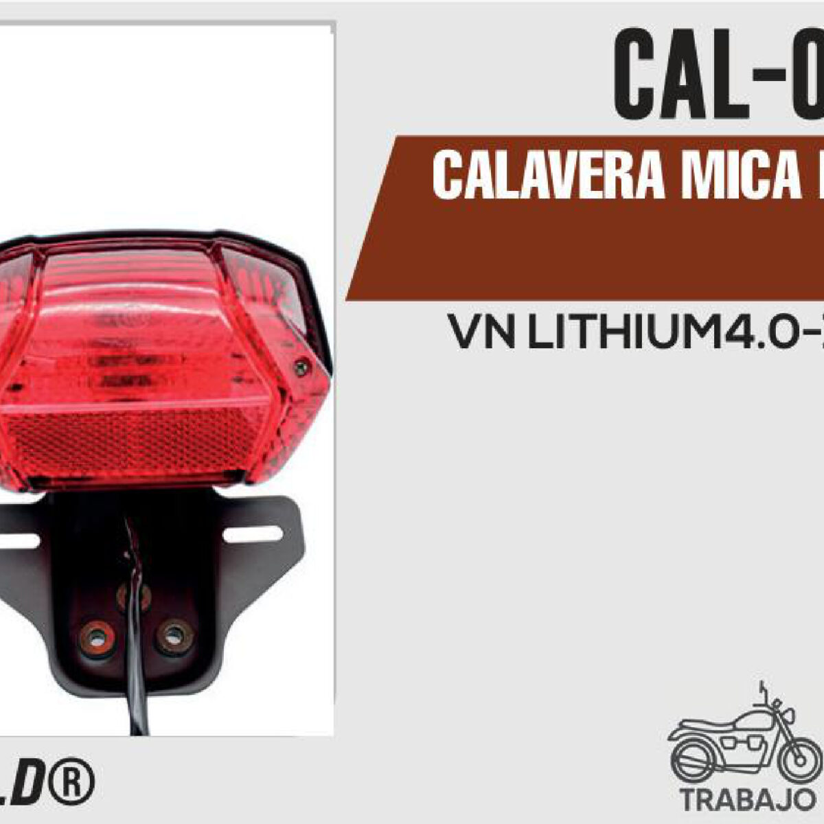 CALAVERA MICA ROJA 12Vcc