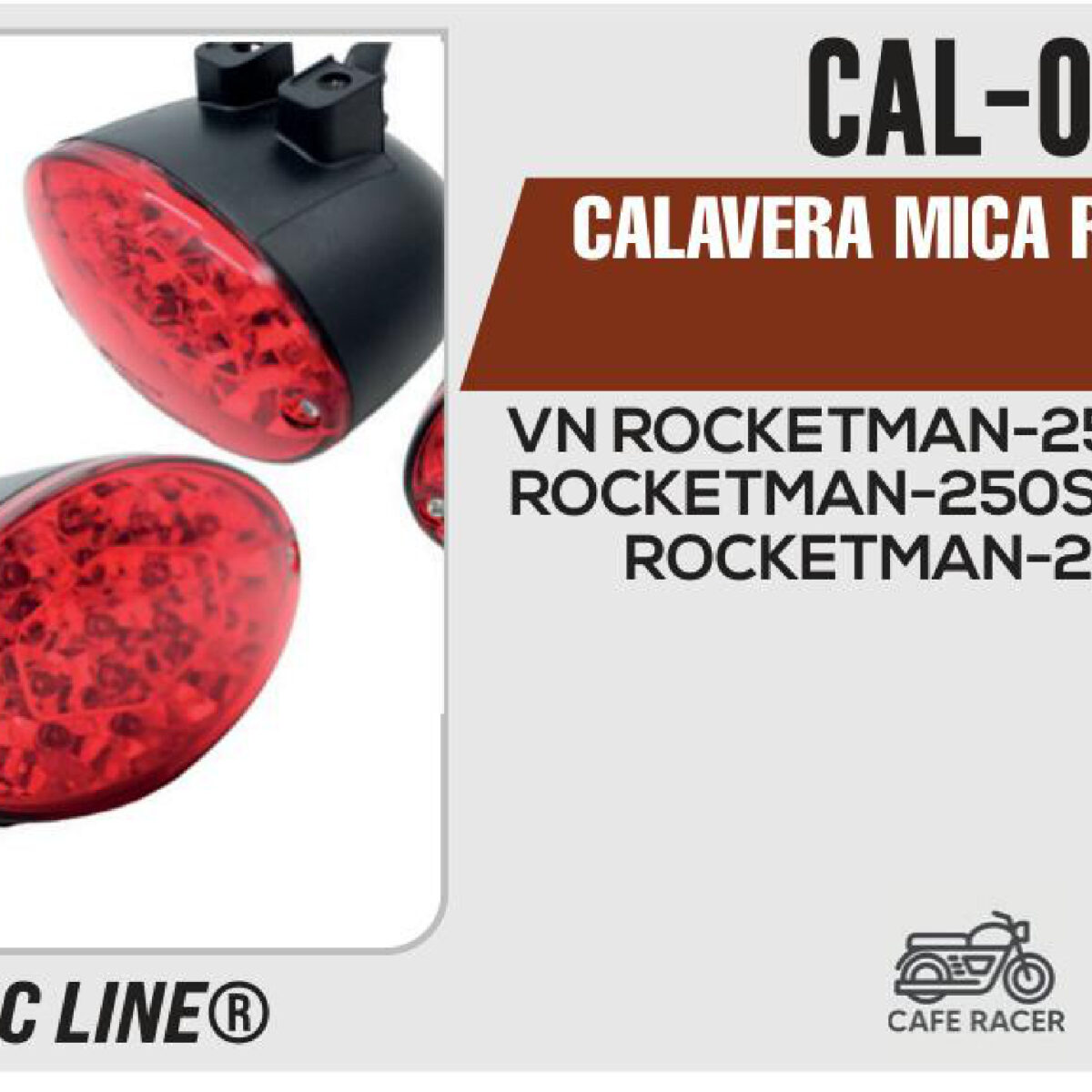 CALAVERA MICA ROJA 12Vcc