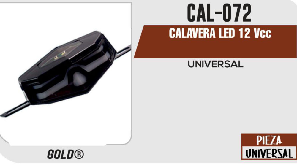CALAVERA LED 12Vcc