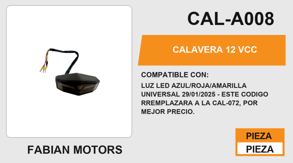 CALAVERA 12Vcc